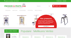 Desktop Screenshot of pressoirs-a-fruits.com
